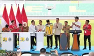 Presiden Resmikan 17 Stadion Berkelas Dunia, Menko AHY: Komitmen Dukung Prestasi Olahraga