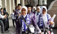 Senyum Jemaah Haji Kloter Pertama asal Indonesia saat Tiba di Madinah