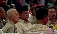 Prabowo Duduk Berdampingan dengan Try Sutrisno yang Ingin Copot Gibran dari Jabatan Wapres