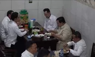Akrab, Presiden Prabowo Makan Bareng Jokowi dan Gibran di Warung Bakmi Jawa Solo, Giring Sumbang Lagu 'Biarlah'
