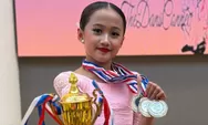 Angelaida, Atlet Cilik Yogyakarta Sabet Lima Medali di Kejuaraan Dunia Dancesport