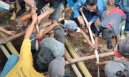 Kamera Rekam Detik-Detik Dramatis Proses Evakuasi Bocah Jatuh ke Sumur saat Kejar Layangan di Sukabumi, Untung Selamat!