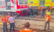 KRL Anjlok di Stasiun Jakarta Kota, Penumpang Terpaksa Dievakuasi