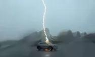 Video Viral Mobil Listrik BYD Tersambar Petir 3 Kali di Rest Area, Ahli Beri Penjelasan   
