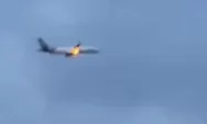 Ngeri, Pesawat Boeing Angkut 273 Penumpang Terbakar di Udara Tak Lama Setelah Take Off   