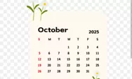 Oktober 2025 Tanpa Tanggal Merah! Namun Dipenuhi Deretan Hari Besar Nasional dan Internasional
