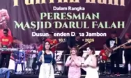 Video Viral Peresmian Masjid Darul Falah di Temanggung Diramaikan Orkes Dangdut Lengkap dengan 5 Biduan Seksi