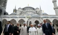 Paus Leo Kunjungi Masjid Biru Istanbul, Abaikan Ajakan Imam untuk Berdoa