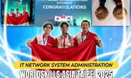 Mahasiswa UNIKOM Sabet Medali Emas Kompetisi IT Worldskills Asia Taipei 2025