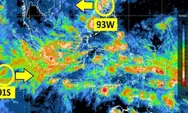 Dua Bibit Siklon Sekaligus Terdeteksi Dekati Indonesia, BMKG Ingatkan Potensi Bencana Hidrometeorologi