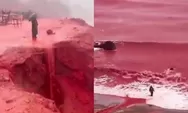 Viral Pantai di Iran Berubah Merah Darah Pascahujan Deras Bikin Dunia Tercengang, Fenomena Apa?