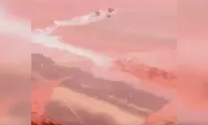 Viral Video Pulau Hormuz Iran Berubah Menjadi Merah Darah Seusai Hujan Deras, Tanda Kiamat Sudah Dekat?