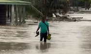 )Cerita Warga Dusun Suka Maju di Tapanuli Selatan, Muncul Aliran Sungai di Tengah Pemukiman Pascabanjir Bandang