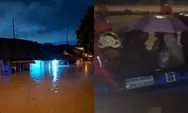 Viral Banjir dengan Ketinggian Hampir Capai Atap Rumah Warga di Cilegon, Drainase yang Rawan Tersendat Jadi Sorotan