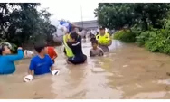 Sungai Comal Meluap , Ratusan Rumah Terendam Banjir