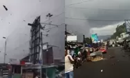 Viral Barang Dagangan di Pasar Karanganyar Beterbangan  Diterpa Angin Puting Beliung