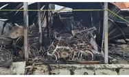 Api Berhasil Dipadamkan, Ratusan Sepeda Bekas dan Spare Part Kendaraan Ludes Dilalap Api