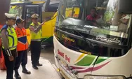 Tekan Risiko Kecelakaan, Satlantas Tegal Kota  Lakukan Ramp Check di Terminal Tegal