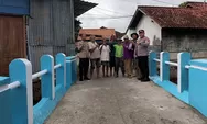 Polisi Tegal Kota Renovasi Jembatan Untuk Akses Warga