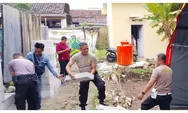 Tanah Bergerak Masih Hantui Warga, Polsek Lebaksiu Siaga 24 Jam di Daerah Bencana