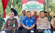 Polres dan Pemkab Bengkulu Tengah Panen Raya Jagung Serentak
