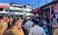 Tim Gubungan Pemkot Bengkulu Bersihkan Bangunan Liar di Pasar Panorama   
