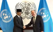 Diplomasi Palestina Menguat, Menlu RI Bertemu Sekjen PBB Bahas Board of Peace dan Solusi Dua Negara