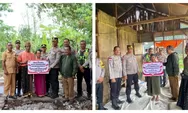 Dua Keluarga Kurang Mampu di Manggarai Timur Terima Bantuan Rumah dari Kapolda NTT