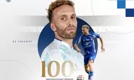 Momen Istimewa Ze Valente Catat 100 Penampilan di Liga Indonesia