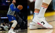 Stephen Curry Kembali Curi Perhatian, Kenakan Sepatu Tenis Milik Roger Federer
