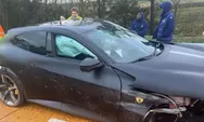 Randal Kolo Muani Terlibat Kecelakaan Mobil, Foto-foto Ferrari yang Hancur Pun Muncul