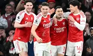 Arsenal Unggul Paling Besar di Puncak Klasemen Sejak Era Invincibles Wenger