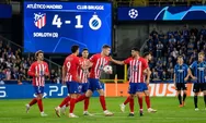 Atletico Madrid 4-1 Club Brugge: Hattrick Sorloth Kirim Los Rojiblancos ke Babak 16 Besar