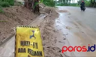 Akibat Tambang Pasir Kuarsa, Jalan Nasional di Lebak Kembali Dipenuhi Lumpur