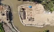 DPUPR Berau Kebut Progres Pembangunan Jembatan Sei Satta