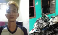 Ketinggian Ngisap Lem, Pengamen ini Bakar Motor Warga