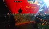 Kapal Tabrakan dengan Tongkang di Perairan Taboneo