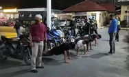 Terlibat Balap Liar, Dihukum Push Up dan Tilang