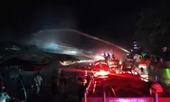 Kios di Pasar Keramat Barabai Terbakar