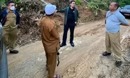 Akhirnya Ditinjau Bupati, Jalan Desa Hinas Kiri Akan Diperbaiki Berkala