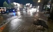 Jalan Ahmad Yani Tergenang, Gara-Gara Bocornya Pipa PDAM