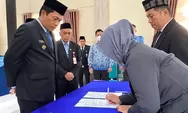 Bupati Balangan Lantik 28 Kepala Sekolah