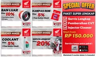Astra Motor Kaltim 1 Berikan Ragam Voucher Motor Kesayangan, Tunjukan Pemberitaan Ini Dapatkan Promo Service Khusus Bulan Juli 2023