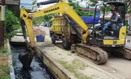 Pembuangan Air Tak Lancar, Drainase Alami Pendangkalan, Dinas PU Mulai Pengerukan