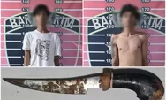 Polsek Sungai Pinang Ringkus 2 Pelaku Pengeroyokan yang Gunakan Senjata Tajam