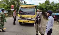 Sopir Pengangkut Sembako Jalani Rapid Test