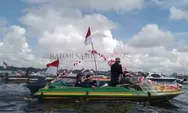 Semarak..!!! Konvoi Merah Putih di Sungai  Kumai