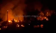 Ditinggal Pergi, Rumah Warga di Tanah Mas Ludes  Terbakar