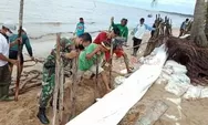 Tahan Abrasi Pantai Keraya Semampunya