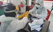 Cegah Penyebaran Covid-19, Dinkes Paluta Lakukan Rapid Test Tenaga Kesehatan